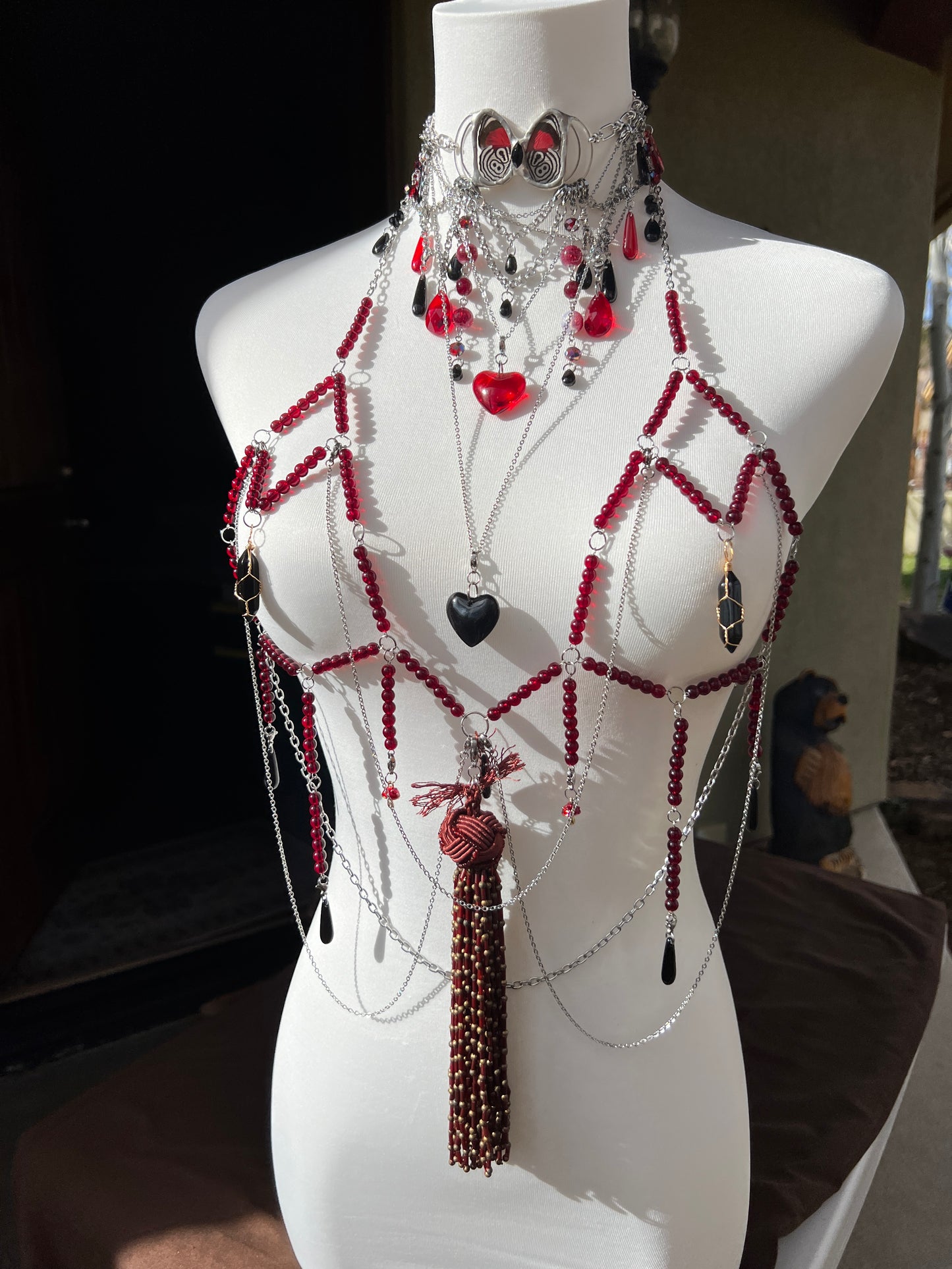 Temptress Body Armor - Beaded Harness
