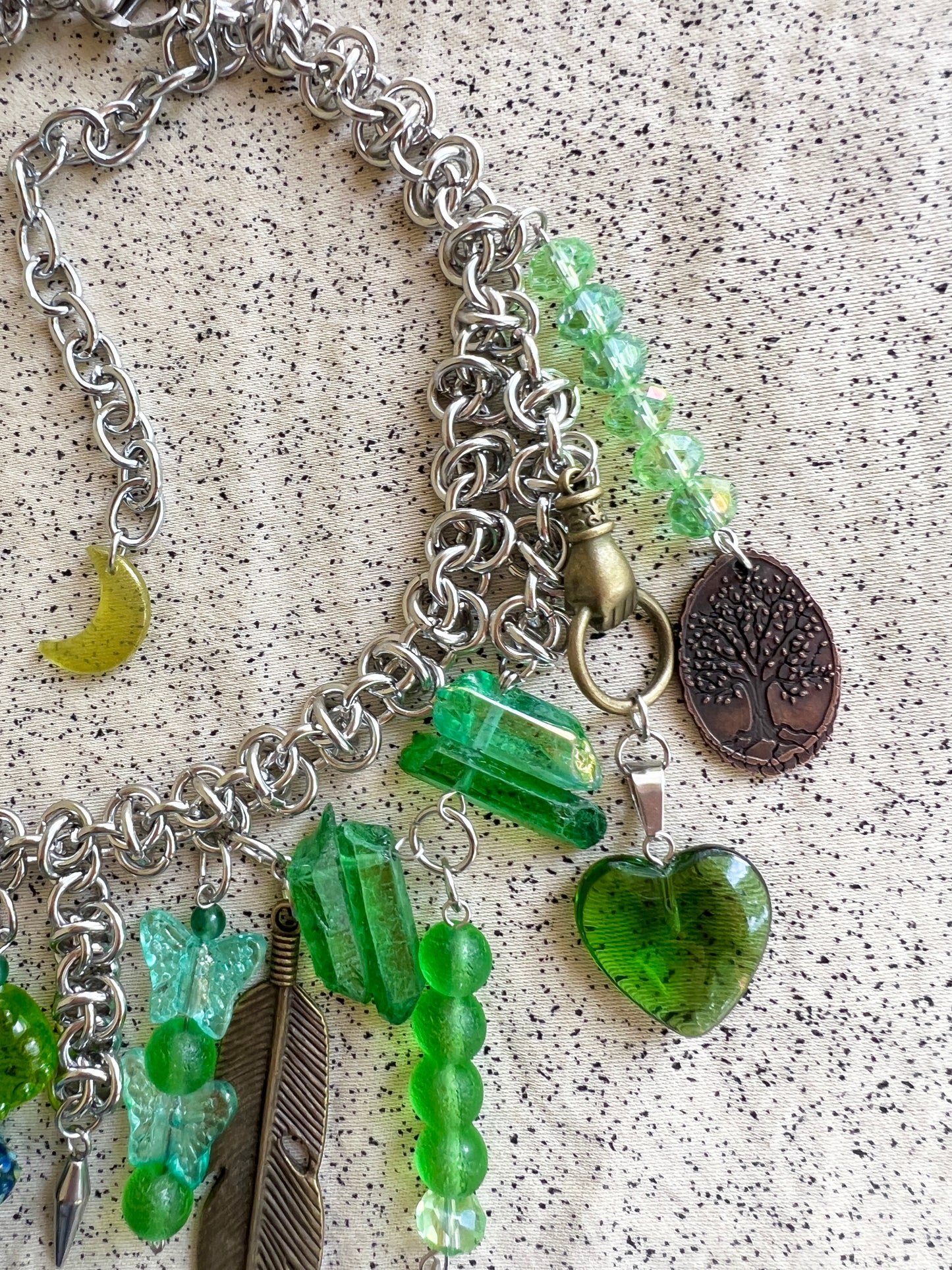 Poison Ivy- Third Eye Crystal Fantasy Chain