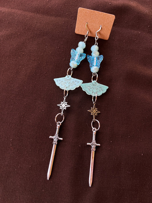 Rainfall Widow - XL Glass Dangles