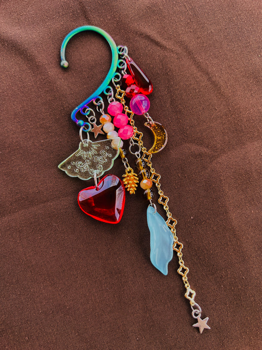 Rainbow Mage - Ear Cuff Single