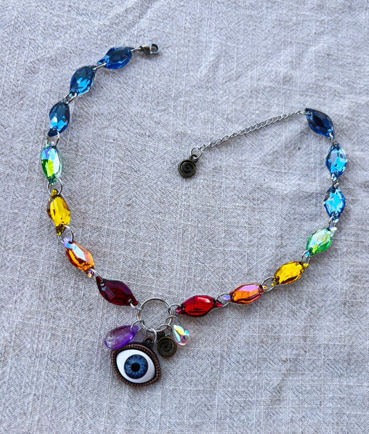 Natural Mystic - Resin Crystal Trinket Choker