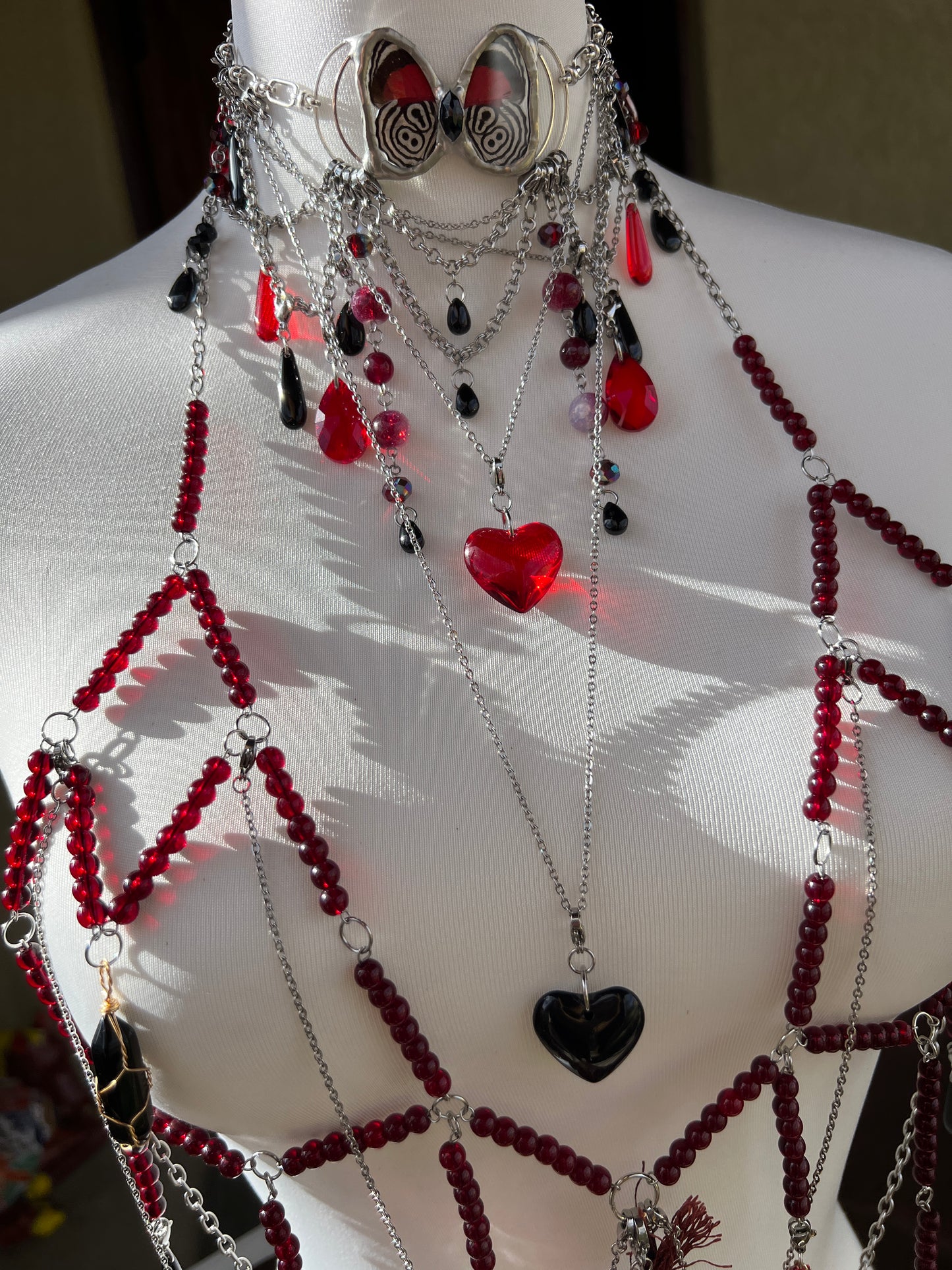 Temptress Body Armor - Beaded Harness