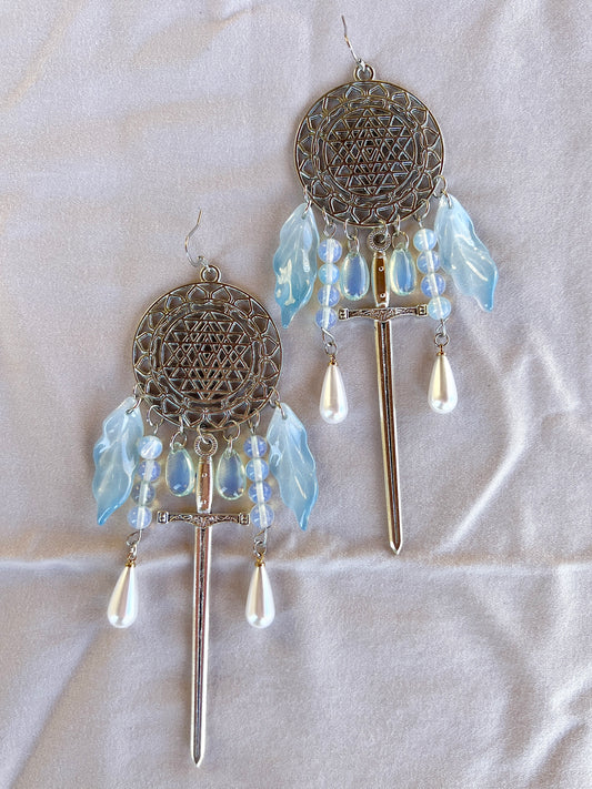 Guardian Angel- Eternal Flower Dangles