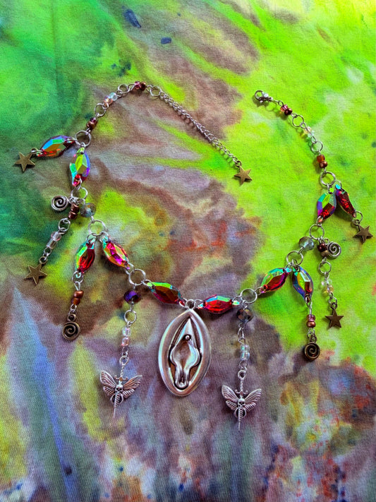 Almighty Mother - Resin Crystal Charm Choker