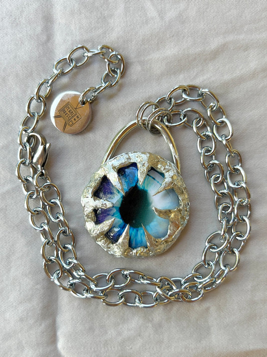 Frosted Portal Dragon Eye Quest Pendant