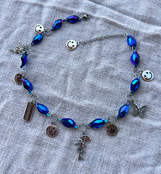 Protected - Resin Crystal Charm Choker