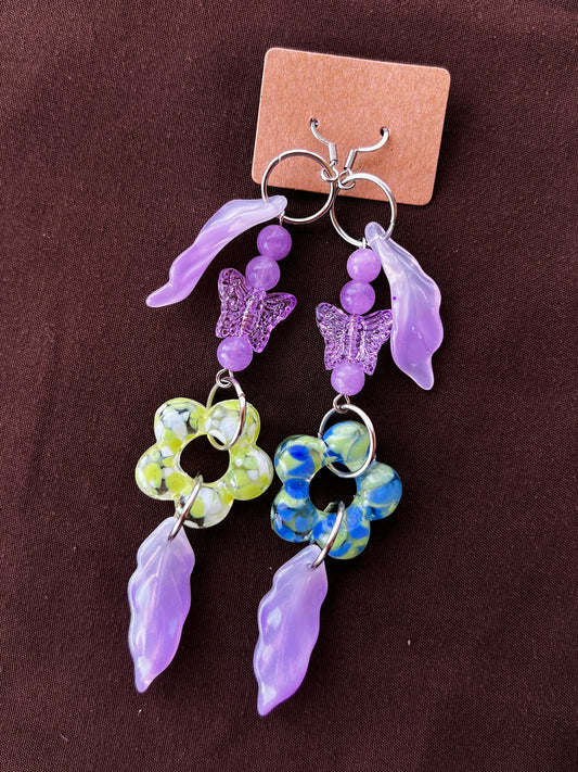 Summer Skies - Glass Dangles