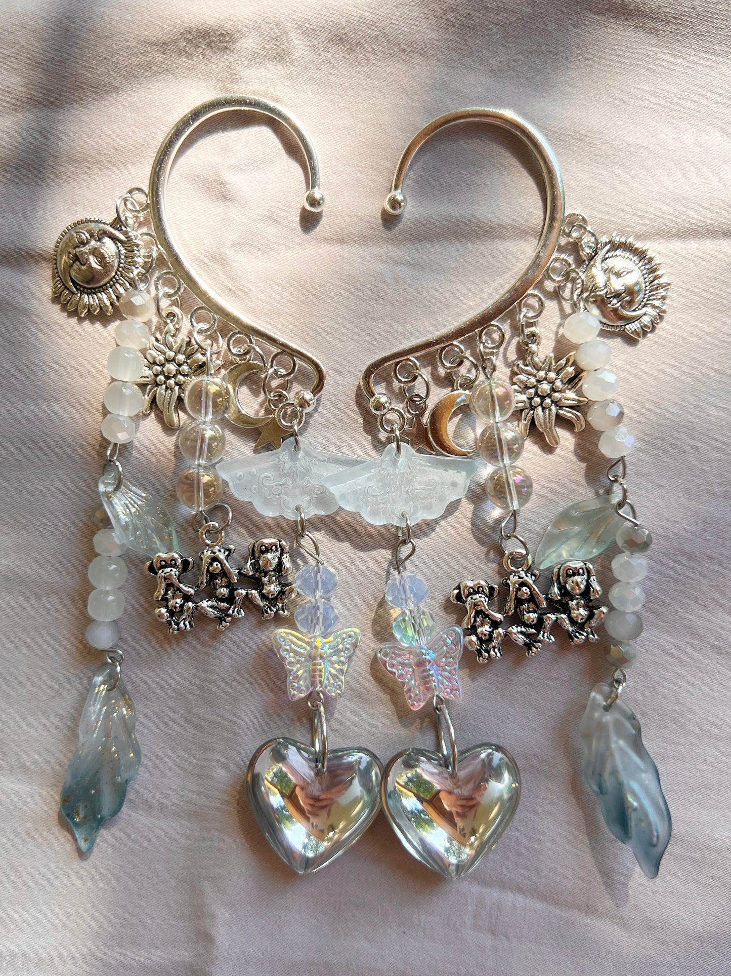 Hear No, See No, Speak No Evil - Ear Cuff Set