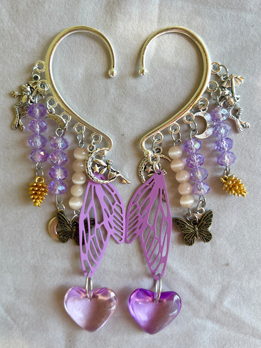 Violet Skies - Ear Cuff Set