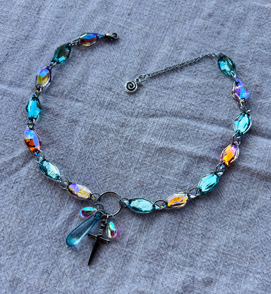 North Star - Resin Crystal Trinket Choker