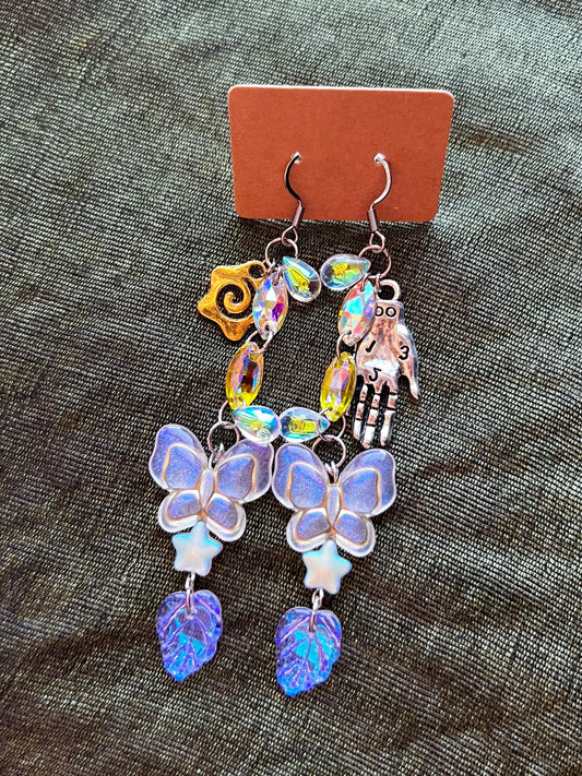 Gates of Clear Crystal - Crystal Drop Earrings